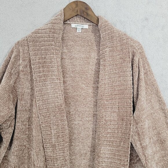NEW Orvis Chenille Shawl Women's XXL Collar Cardigan Soft & Cozy/ 26PT - Picture 8 of 9